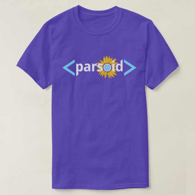 Offiziell Parsoid Team T - Shirt (2018, v3) (Design vorne)