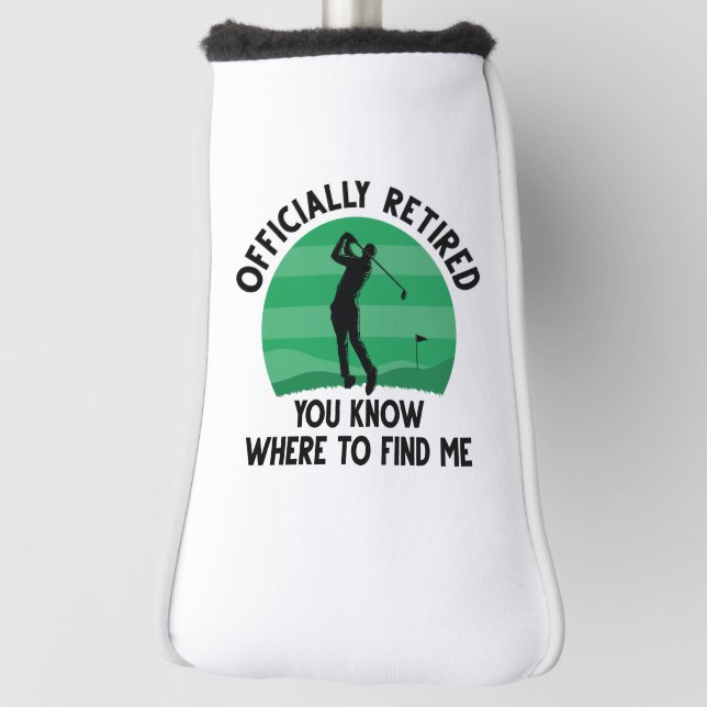 Offiziell remüde Golf Golf Headcover (Rotieren 90)