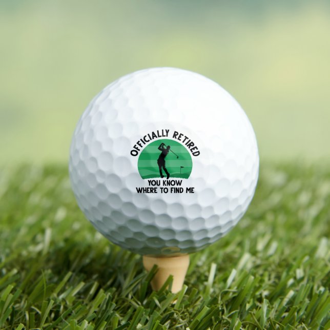 Offiziell remüde Golf Golfball (Insitu T-Shirt)