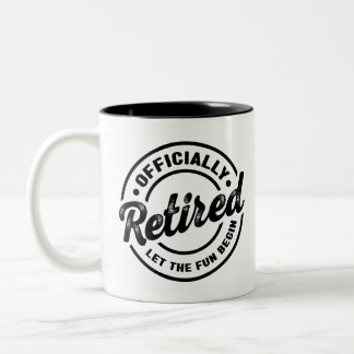 OFFIZIELL RETIVIERT ZWEIFARBIGE TASSE