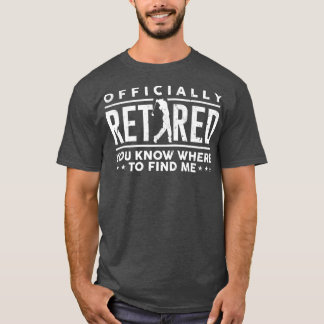 Offiziell Ruheständler Geschenk Golf Vater Golfen T-Shirt