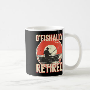 Offiziell Ruheständler-Shirt Fischer Vater Männer Kaffeetasse