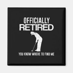 Offiziell Ruhestands-Geschenk Golf Vater Golfen Ru Magnet