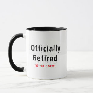 Offiziell Ruhestands-Tasse - Personalisiertes Datu Tasse