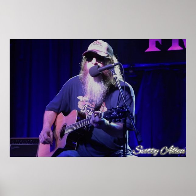 Offiziell Scotty Allen LIVE Wall Poster (Vorne)