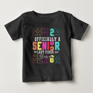 Offiziell Senior 2026 Mein letzter Erster Tag (c)- Baby T-shirt