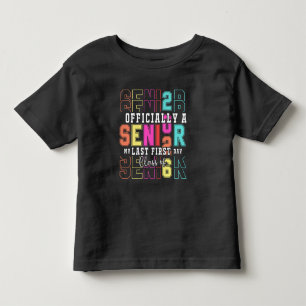 Offiziell Senior 2026 Mein letzter Erster Tag (c)- Kleinkind T-shirt