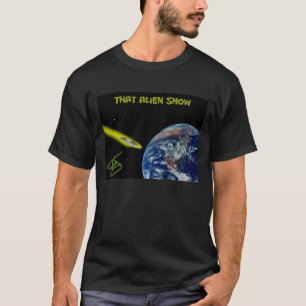 OFFIZIELL, SIGNIERT, "JOE-ALIEN-" SCHWARZES T, T-Shirt