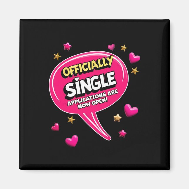 Offiziell Single – Bewerbungen sind jetzt möglich! Magnet (Vorne)