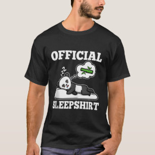 Offiziell Sleep Panda T-Shirt