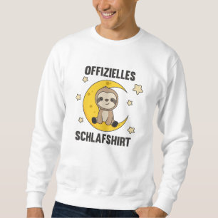Offiziell Sleep Shirt Sloth Moon Stars Sweet