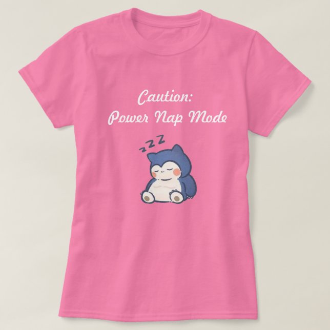 "Offiziell Sleepfluencer Merch" T-Shirt (Design vorne)