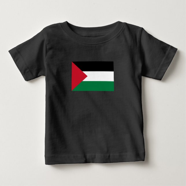 offiziell Staat der palästinensischen Landesflagge Baby T-shirt (Vorderseite)