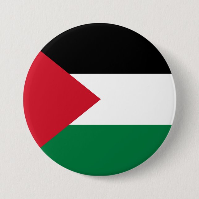 offiziell Staat der palästinensischen Landesflagge Button (Vorderseite)