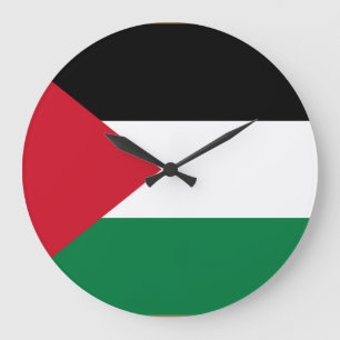 offiziell Staat der palästinensischen Landesflagge Große Wanduhr