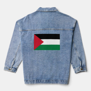 offiziell Staat der palästinensischen Landesflagge Jeansjacke