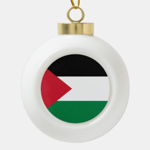 offiziell Staat der palästinensischen Landesflagge Keramik Kugel-Ornament