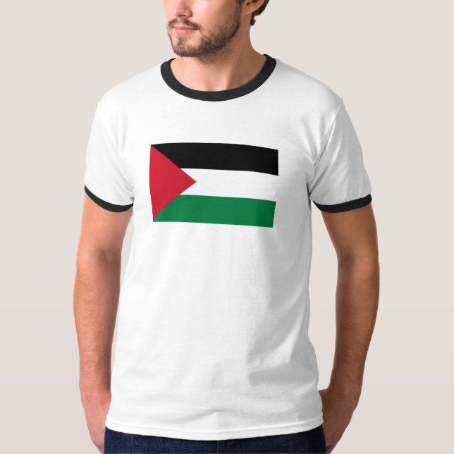 offiziell Staat der palästinensischen Landesflagge T-Shirt (Vorderseite)