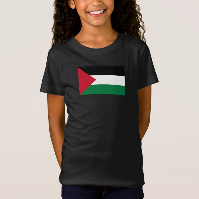 offiziell Staat der palästinensischen Landesflagge T-Shirt (Vorderseite)