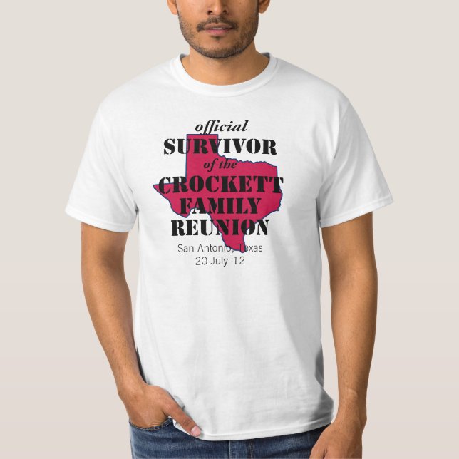 Offiziell Survivor von Texas Family Wiedersehen (r T-Shirt (Vorderseite)