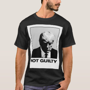 Offiziell Trump Mugshot Real Trump Mugshot Not Gui T-Shirt