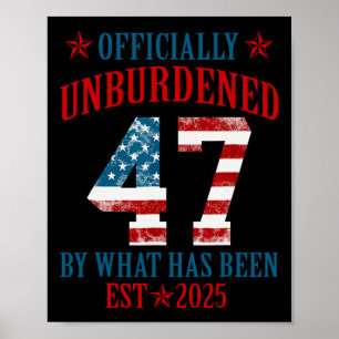 Offiziell unbelastet durch das, was Trump Victo wa Poster