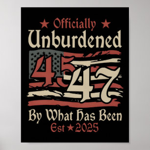 Offiziell unbelastet durch das, was Trump Victo wa Poster