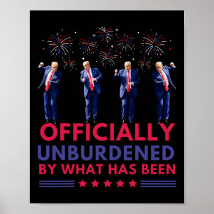 Offiziell unbelastet durch das, was Trump Victo wa Poster