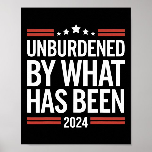 Offiziell unbelastet durch das, was Trump Victo wa Poster (Vorne)