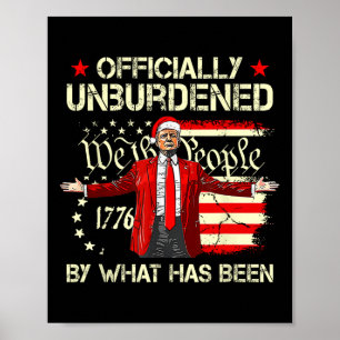 Offiziell unbelastet durch das, was Trump Victo wa Poster