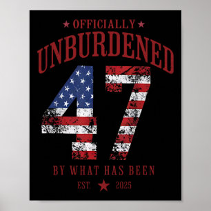 Offiziell unbelastet durch das, was Trump Victo wa Poster