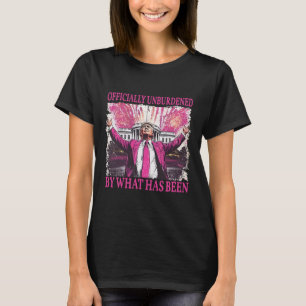 Offiziell unbelastet durch das, was Trump Victo wa T-Shirt