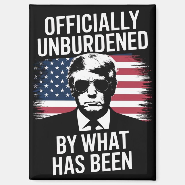 Offiziell unbelastet durch das, was Trump war Magnet (Vorderseite)