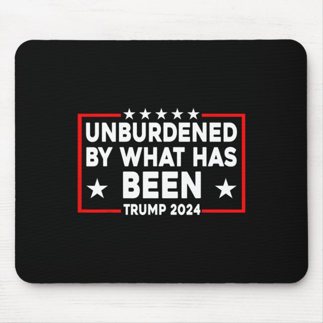 Offiziell unbelastet durch Trump 2024 Mousepad (Vorne)