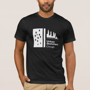 Offiziell Urban Sketchers Chicago T - Shirt