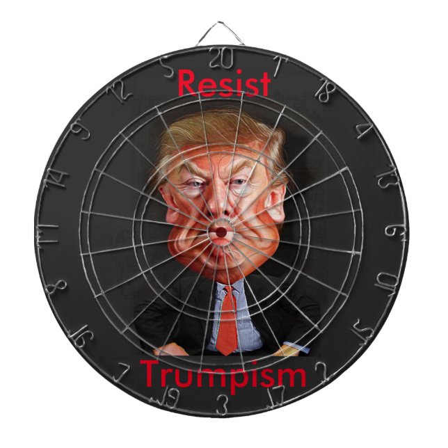 offiziell widerstehen Sie trumpism Dartboard Dartscheibe (vorne)