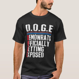 Offiziell wird Trump 2025 von Demokraten entlarvt T-Shirt