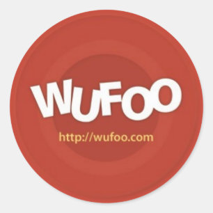 Offiziell Wufoo-Aufkleber Runder Aufkleber