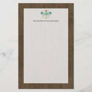 Offiziell zurückgezogen, 100 Prozent-Vintager Briefpapier