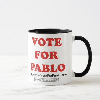 Offizielle Abstimmung für Pablo-Wecker-Tasse Tasse