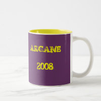 offizielle Arkane-Merch-Tasse "2008"