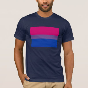 OFFIZIELLE BISEXUAL-STOLZ-FLAGGE T-Shirt