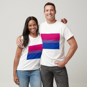 OFFIZIELLE BISEXUAL-STOLZ-FLAGGE T-Shirt