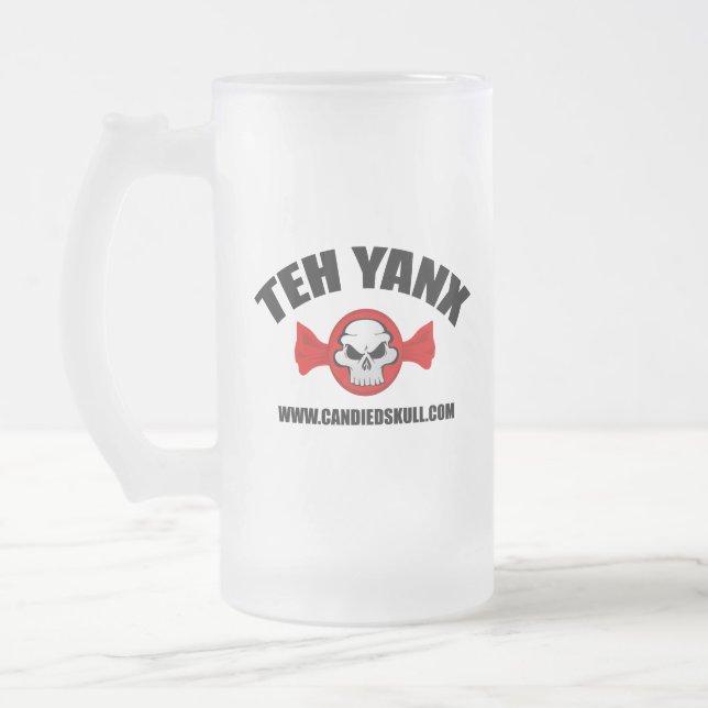 Offizielle CS Bier-Tasse (die Yanx Ausgabe) Mattglas Bierglas (Links)