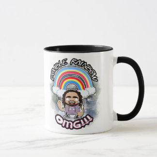 OFFIZIELLE doppelte Regenbogen-Tasse Tasse