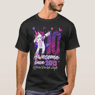 Offizielle doppelte Ziffern 10 Jahre alte Abbierei T-Shirt