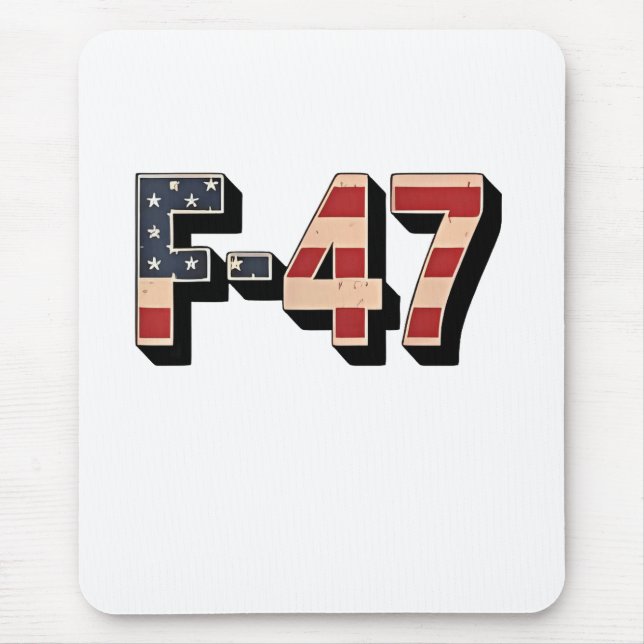 Offizielle F47 Maga Fighter Jet F-47 Jet Fighter A Mousepad (Vorne)
