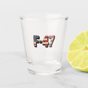 Offizielle F47 Maga Fighter Jet F-47 Jet Fighter A Schnapsglas