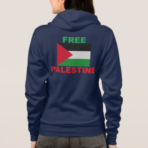 Offizielle Fahne des freien Palästinas - Palästina Hoodie