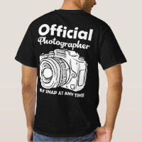Offizielle Fotografen können jederzeit schlummern